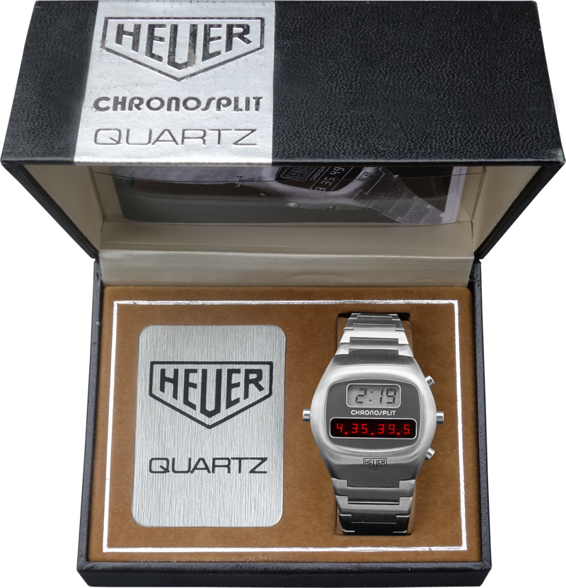 HEUER CHRONOSPLIT LED/LCD  Model 100.703 