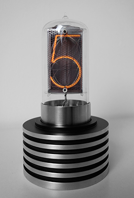 1 Ziffer Nixie Uhr mit 53 mm Ziffernhhe (RZ568M)