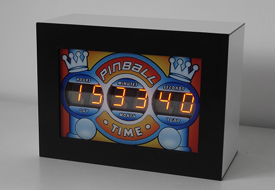 7 segment panaplex "pinball clock"